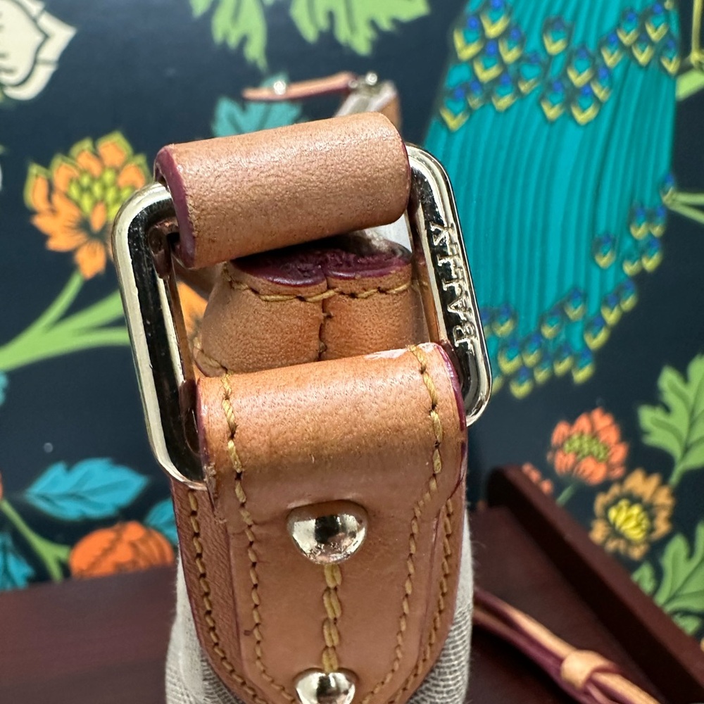 Bally Bhayla Vintage Monogram Canvas & Leather Crossbody Bag - Picture 10 of 15